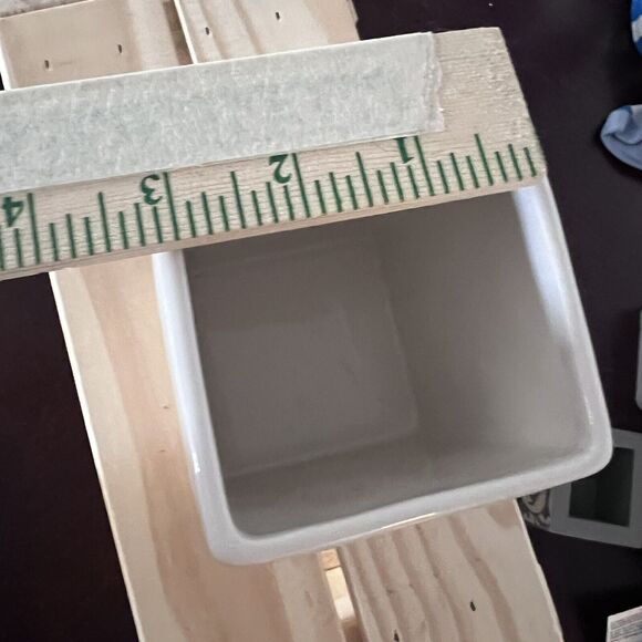 Rae Dunn Artisan Collection "DREAM" Caddy Vase White Ceramic Farmhouse Decor - Picture 9 of 9